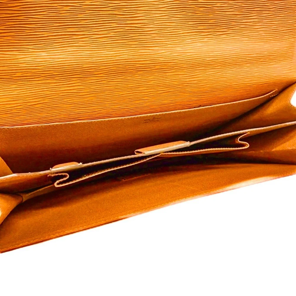 LOUIS VUITTON Ambassador Business Briefcase Cipango Gold Epi Leather Laptop Bag